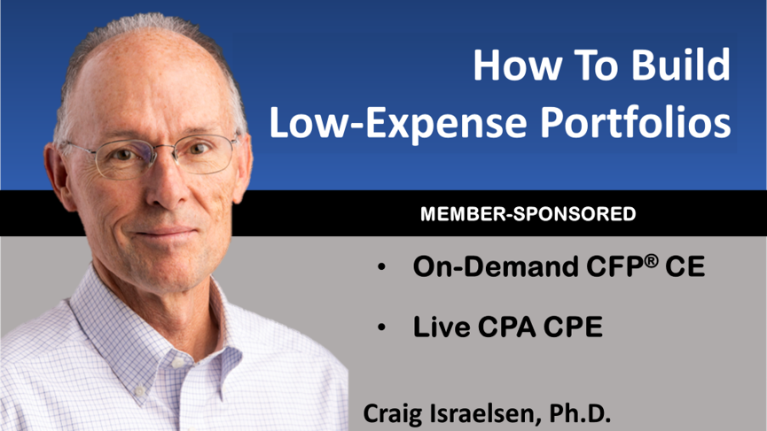 Building Simple Low-Expense Diversified Portfolios, Craig Israelsen