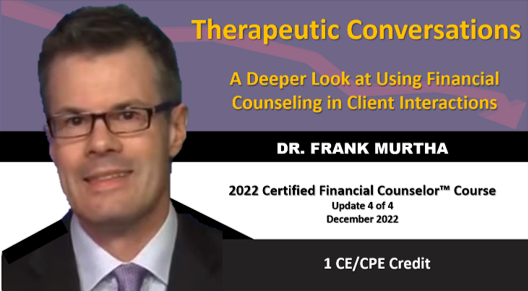Therapeutic Conversations, CFC Update #4, Dec. 2022 