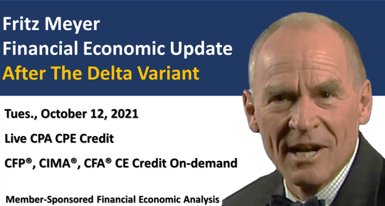 GDP Pickup Expected In Fourth Quarter; Fritz Meyer Economic Update, October 2021
