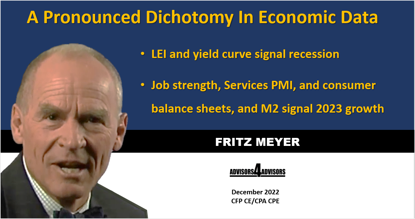 Data Dichotomy; Fritz Meyer Economic Update, April 2023