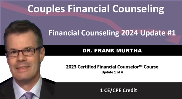 A Financial Counseling Approach To Working With Couples 